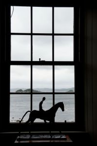 When they're coming round the turn, best option is to hang on tight and enjoy the view.